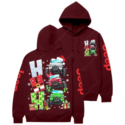 Ho Ho Ho Xmas Jp Christmas Casual Hoodie