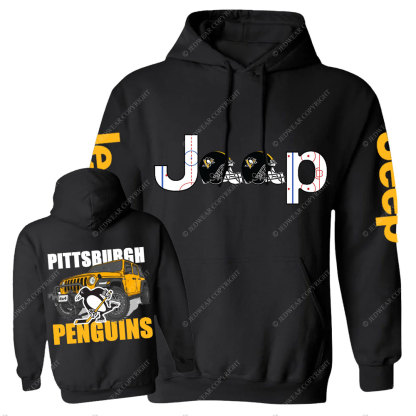 Pittsburgh Penguins Ice Hockey Jp Casual Hoodie
