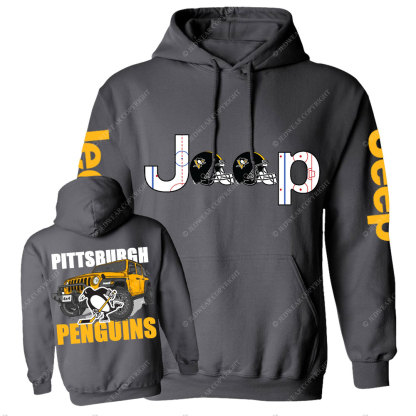 Pittsburgh Penguins Ice Hockey Jp Casual Hoodie