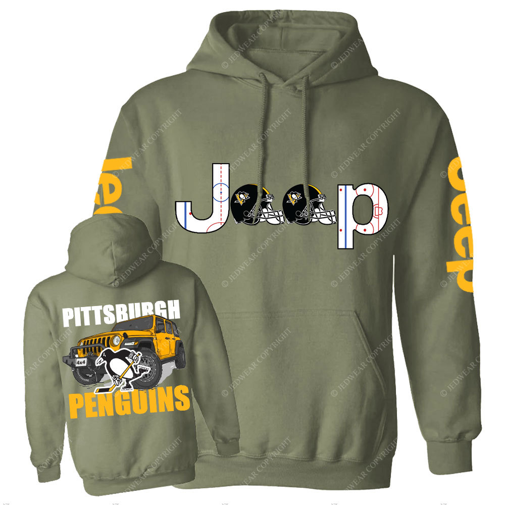 Pittsburgh Penguins Ice Hockey Jp Casual Hoodie