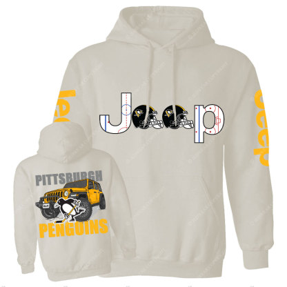 Pittsburgh Penguins Ice Hockey Jp Casual Hoodie