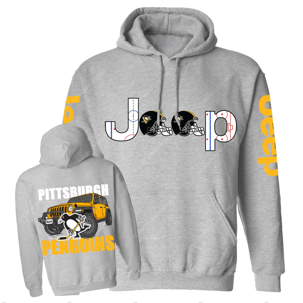 Pittsburgh Penguins Ice Hockey Jp Casual Hoodie