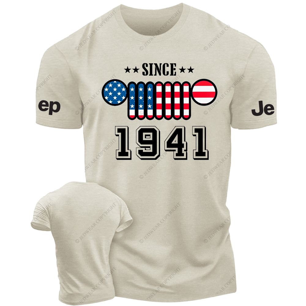 SinceTime And Flag  T-Shirt