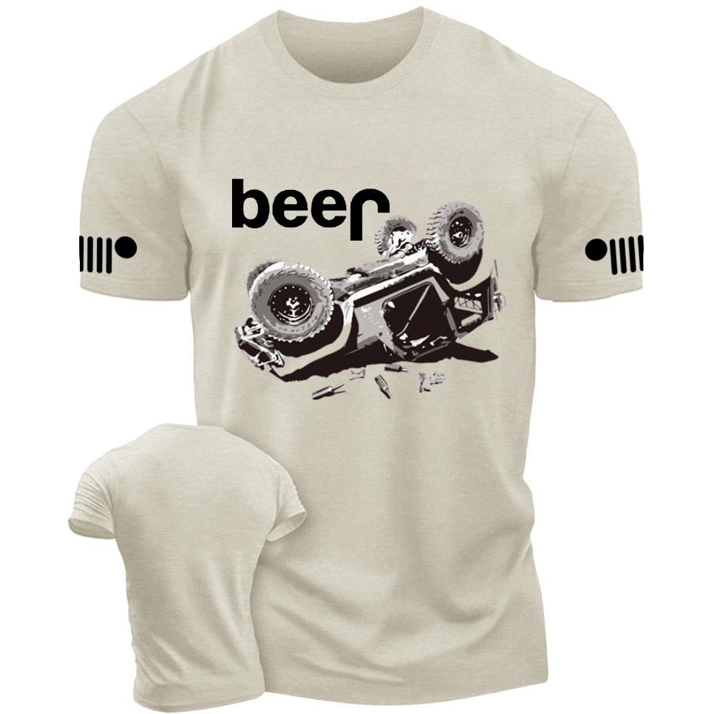 Funny Beer Overturn Jp Offroad T-Shirt