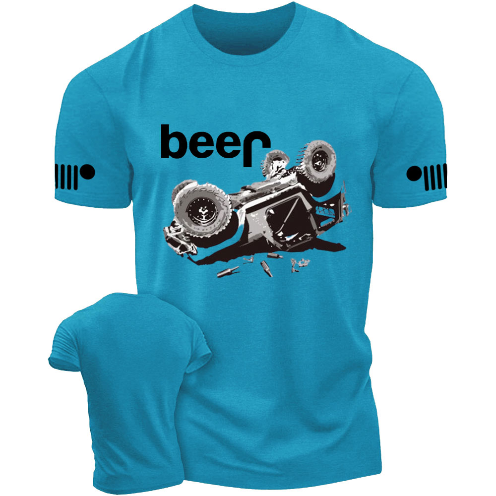 Funny Beer Overturn Jp Offroad T-Shirt
