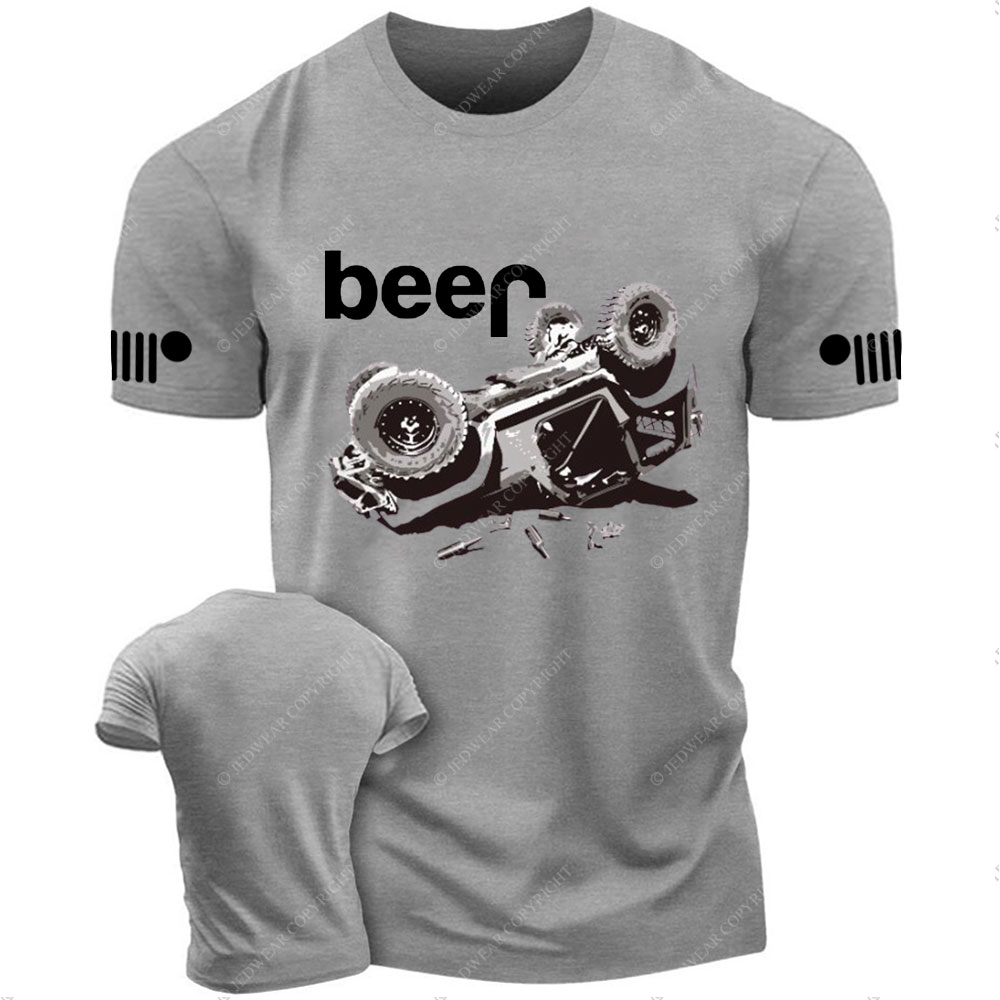 Funny Beer Overturn Jp Offroad T-Shirt