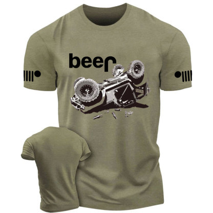 Funny Beer Overturn Jp Offroad T-Shirt