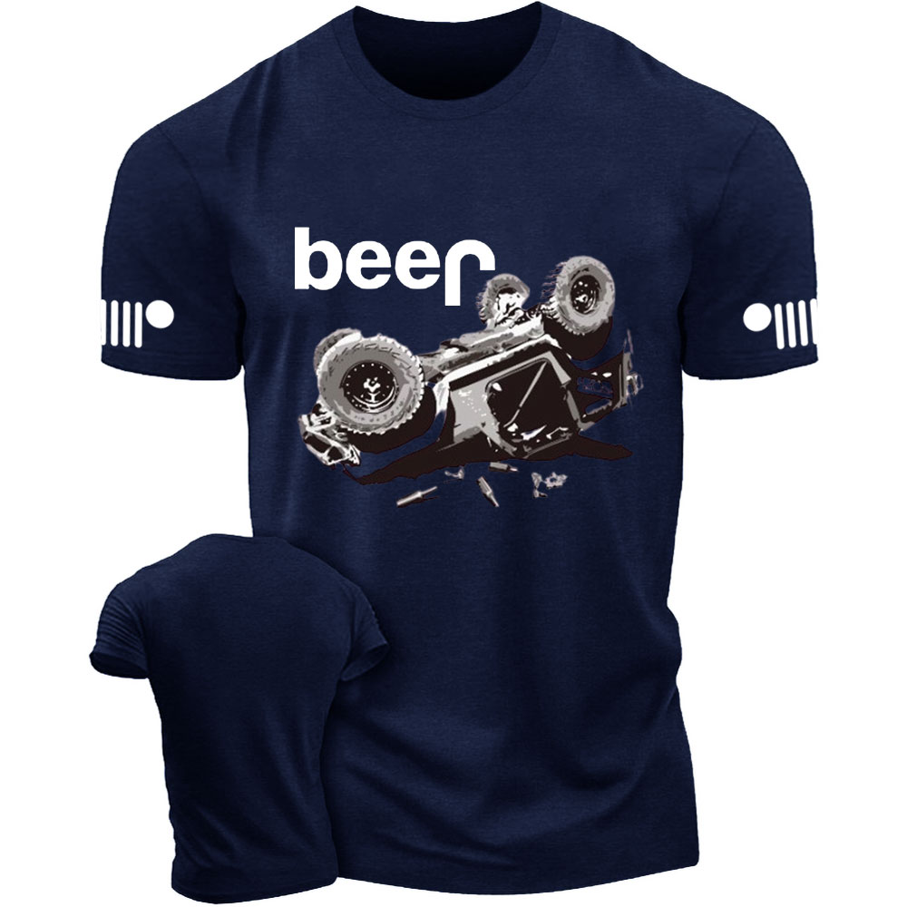 Funny Beer Overturn Jp Offroad T-Shirt