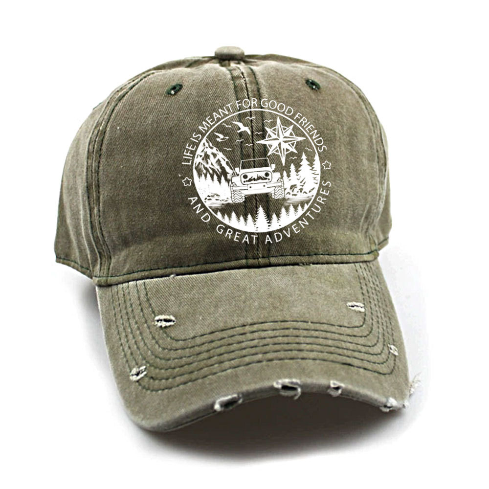 Always Take The Scenic Route Jp Beach Baseball Cap