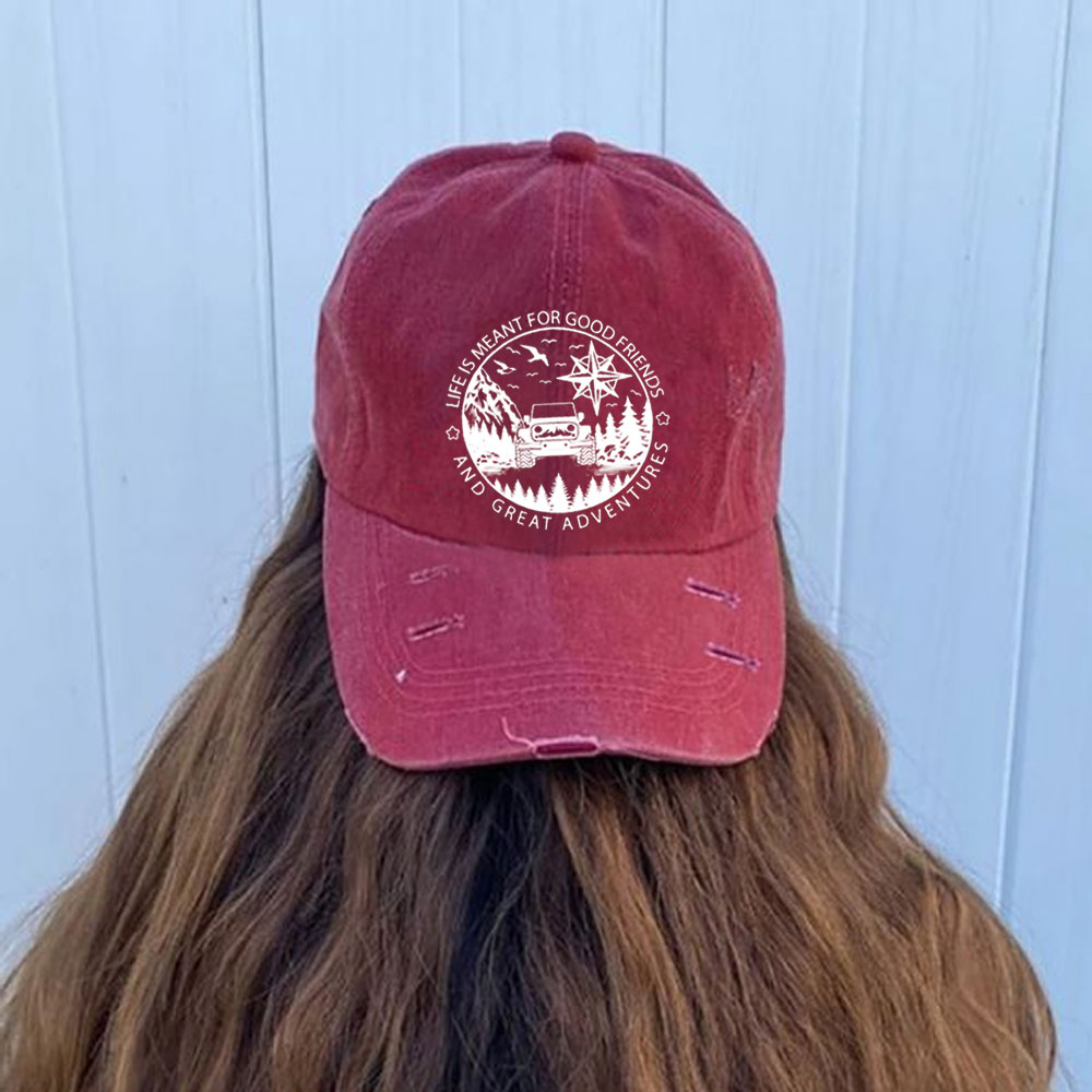 Always Take The Scenic Route Jp Beach Baseball Cap