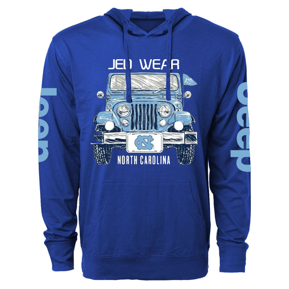 UNC Tar Heels Jp Car Lightweight Hoodie