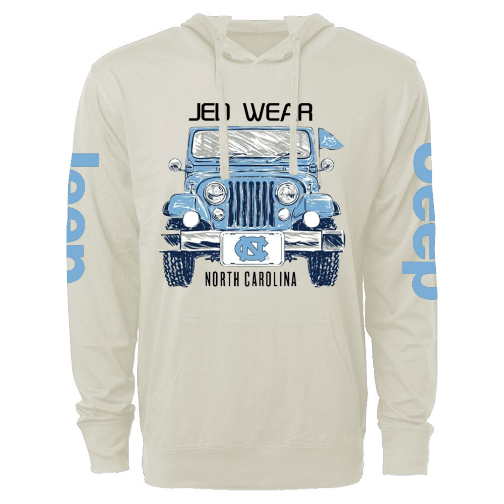UNC Tar Heels Jp Car Lightweight Hoodie