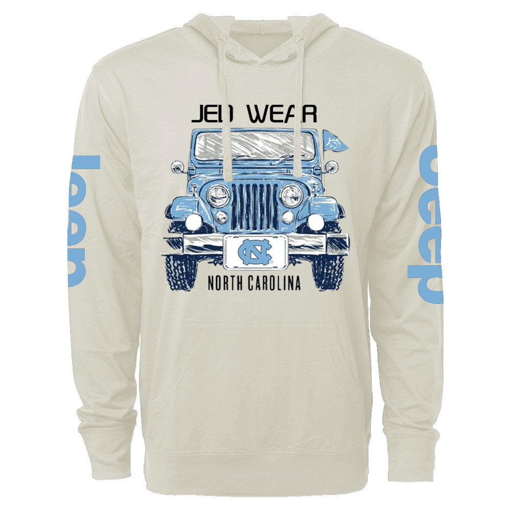 UNC Tar Heels Jp Car Lightweight Hoodie