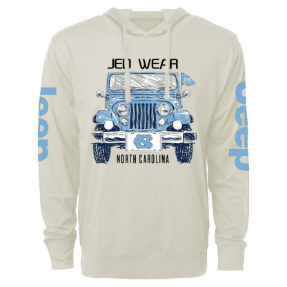 UNC Tar Heels Jp Car Lightweight Hoodie