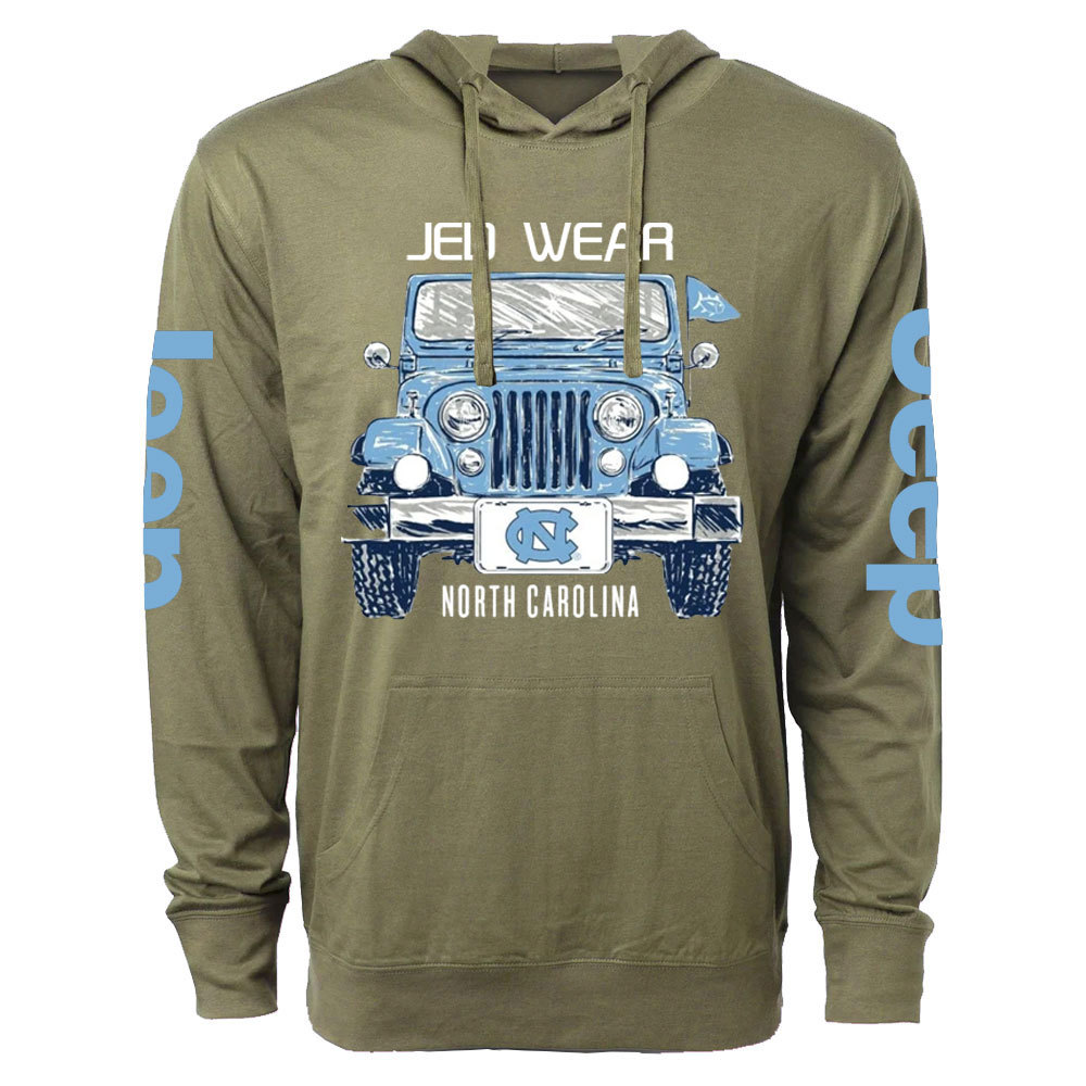 UNC Tar Heels Jp Car Lightweight Hoodie