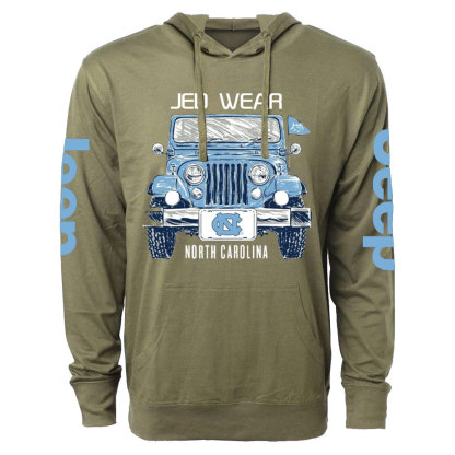 UNC Tar Heels Jp Car Lightweight Hoodie