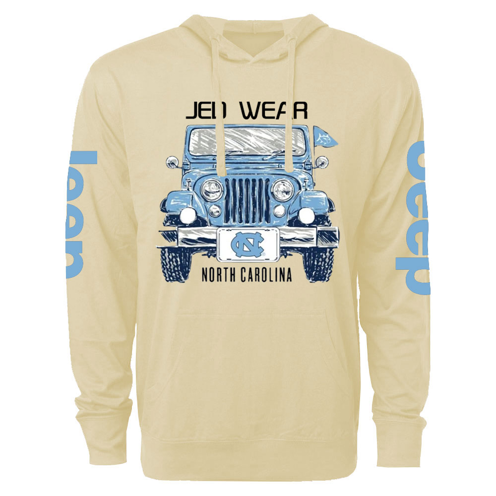 UNC Tar Heels Jp Car Lightweight Hoodie