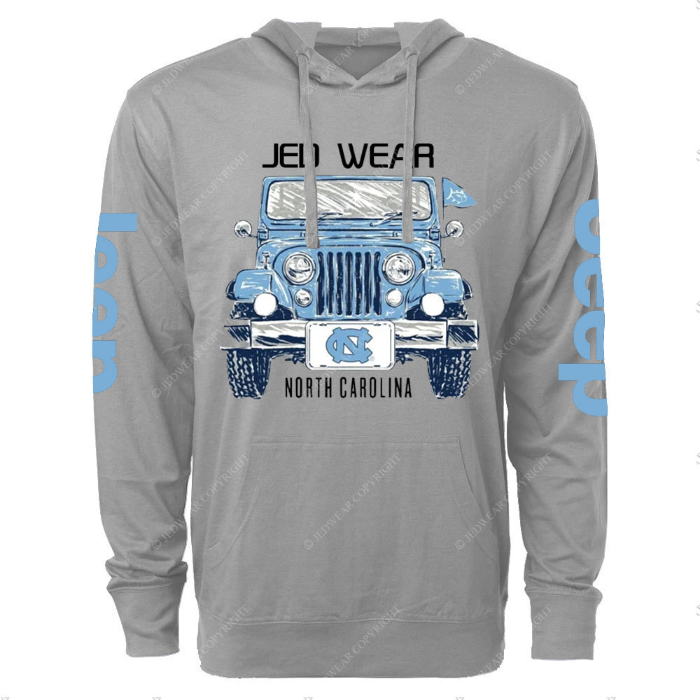UNC Tar Heels Jp Car Lightweight Hoodie