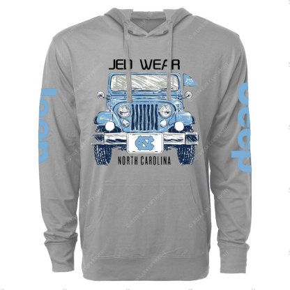 UNC Tar Heels Jp Car Lightweight Hoodie