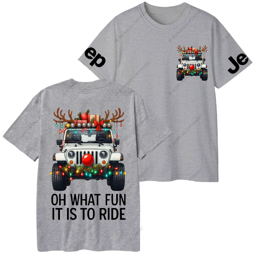 Antlers Jp Oh What Fun It Is to Ride Jpmas T-Shirt