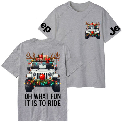 Antlers Jp Oh What Fun It Is to Ride Jpmas T-Shirt
