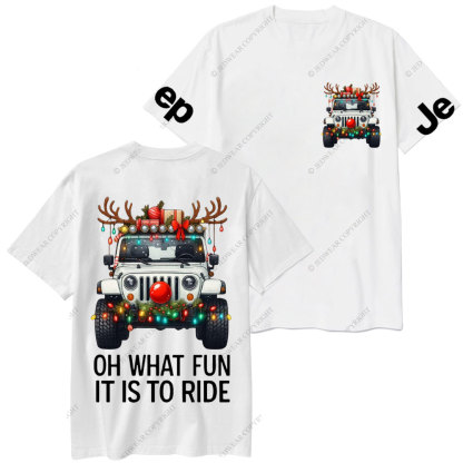Antlers Jp Oh What Fun It Is to Ride Jpmas T-Shirt