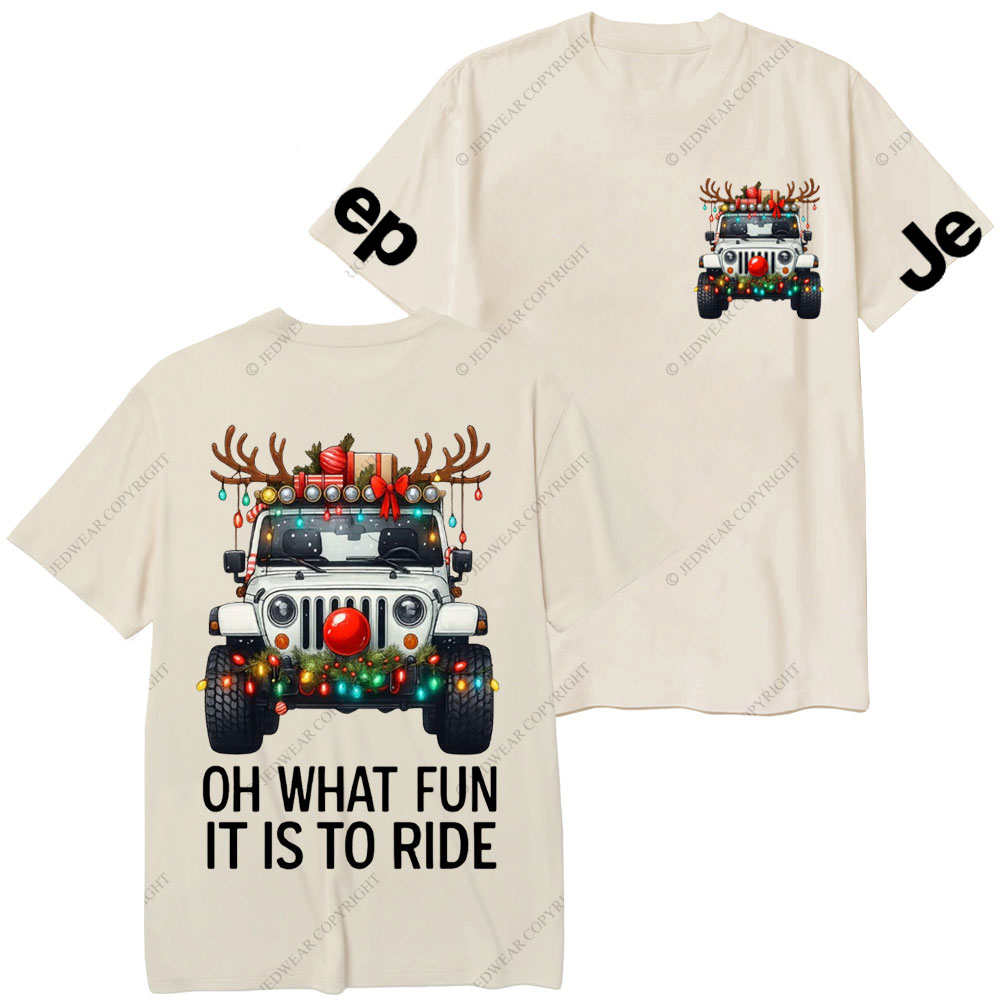 Antlers Jp Oh What Fun It Is to Ride Jpmas T-Shirt
