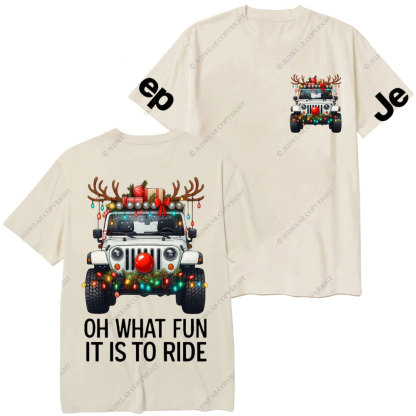 Antlers Jp Oh What Fun It Is to Ride Jpmas T-Shirt