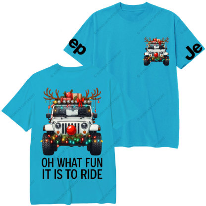 Antlers Jp Oh What Fun It Is to Ride Jpmas T-Shirt