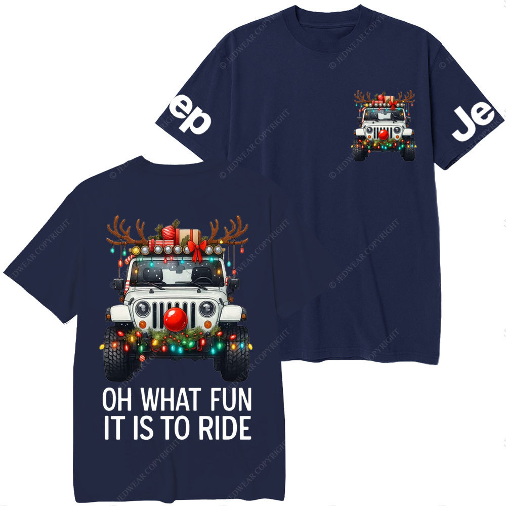 Antlers Jp Oh What Fun It Is to Ride Jpmas T-Shirt