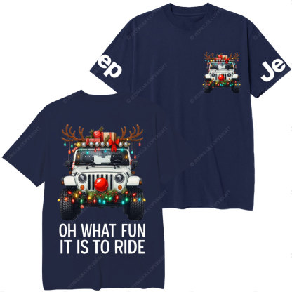 Antlers Jp Oh What Fun It Is to Ride Jpmas T-Shirt