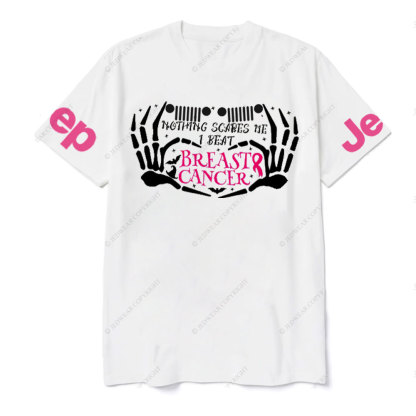 Nothing Scares Me Beat Breast Cancer Jp Adventure Spirit T-shirt