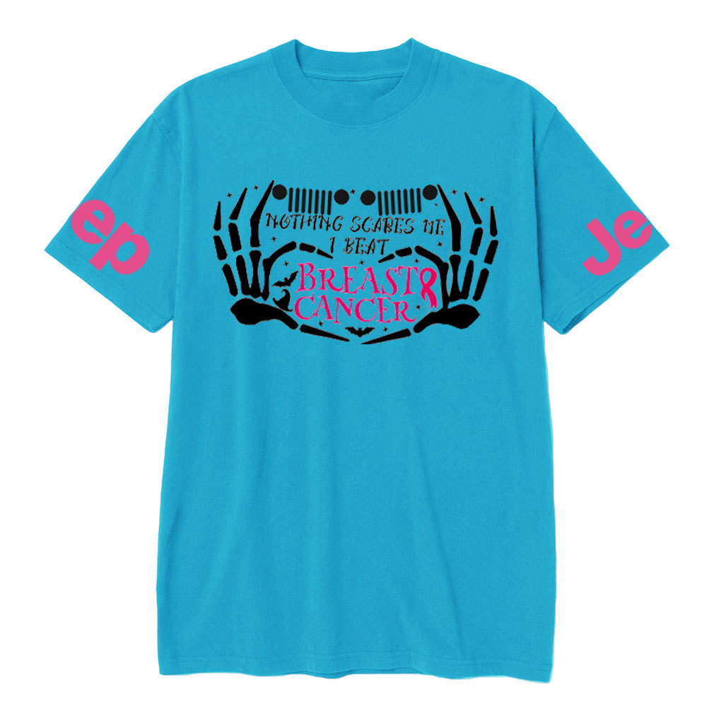 Nothing Scares Me Beat Breast Cancer Jp Adventure Spirit T-shirt