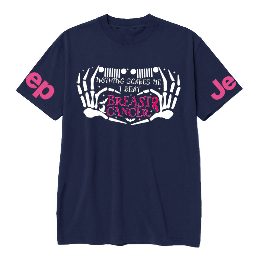 Nothing Scares Me Beat Breast Cancer Jp Adventure Spirit T-shirt