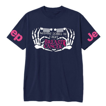 Nothing Scares Me Beat Breast Cancer Jp Adventure Spirit T-shirt
