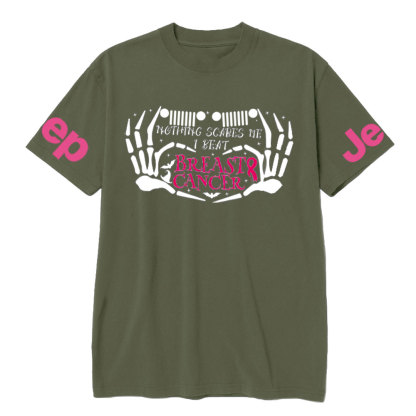 Nothing Scares Me Beat Breast Cancer Jp Adventure Spirit T-shirt