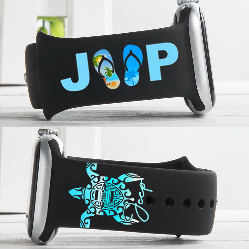 Sea Turtle Jeep Print watch band