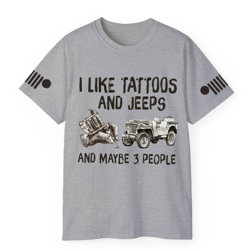  I Like Tattoos And Jps And Maybe 3 People Jp T-Shirt