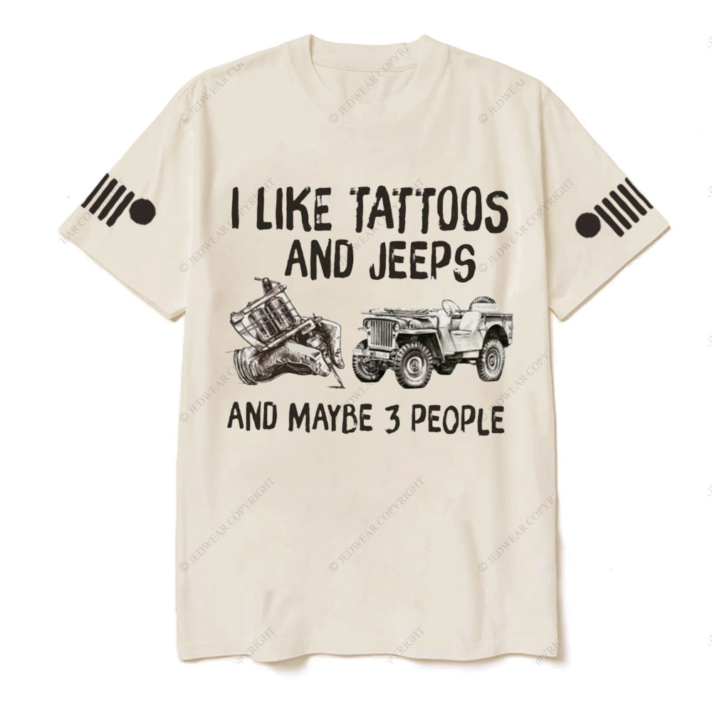  I Like Tattoos And Jps And Maybe 3 People Jp T-Shirt