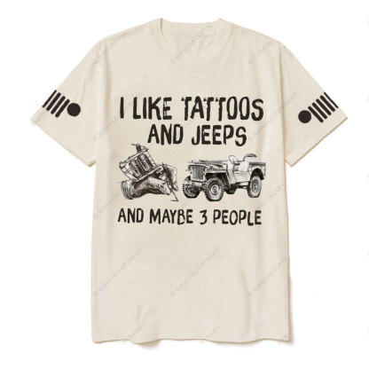  I Like Tattoos And Jps And Maybe 3 People Jp T-Shirt