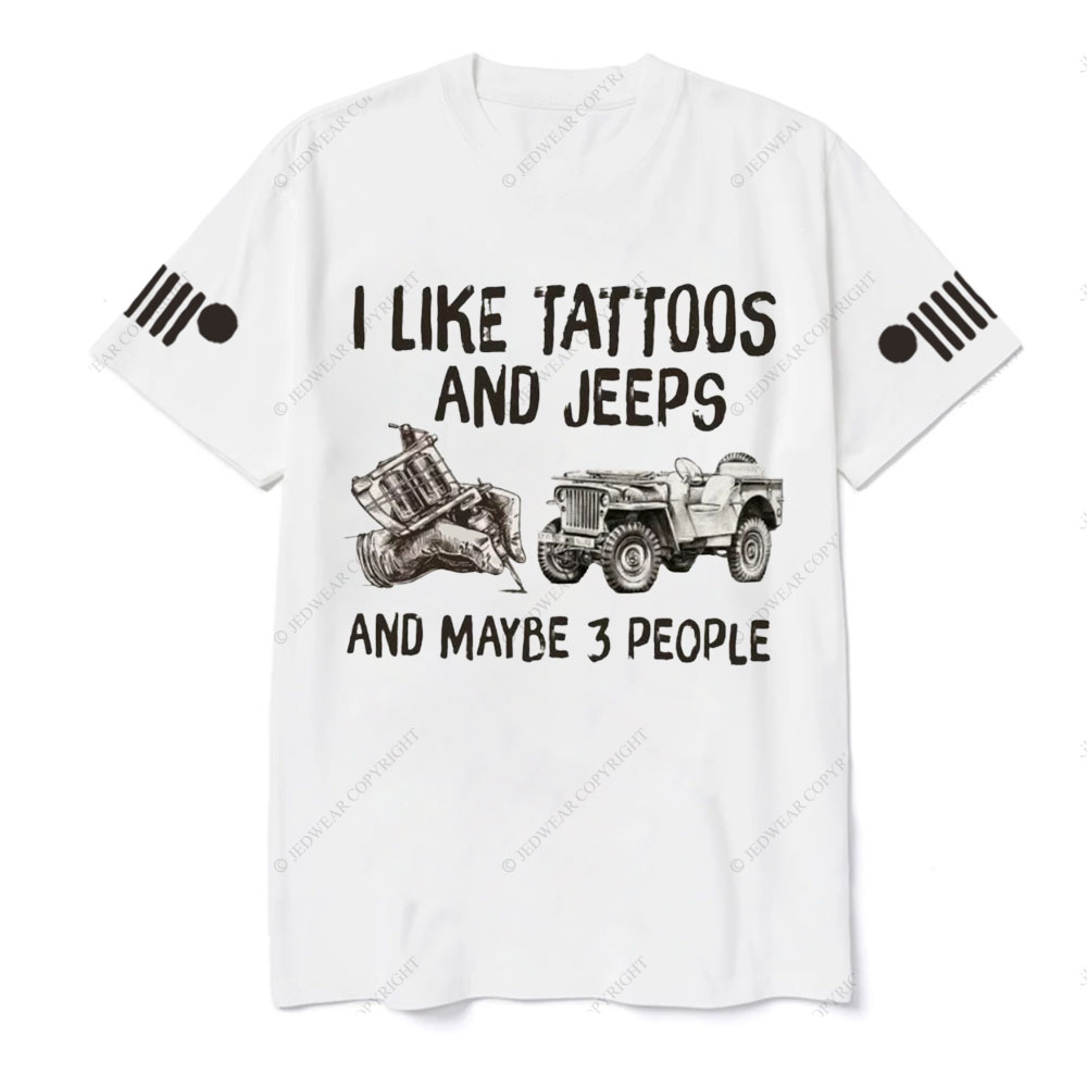  I Like Tattoos And Jps And Maybe 3 People Jp T-Shirt