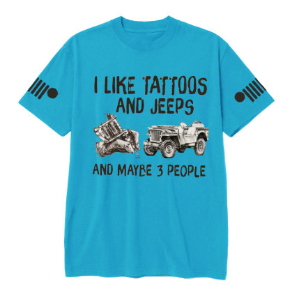  I Like Tattoos And Jps And Maybe 3 People Jp T-Shirt
