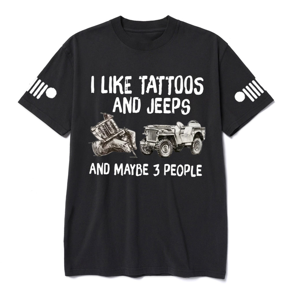  I Like Tattoos And Jps And Maybe 3 People Jp T-Shirt