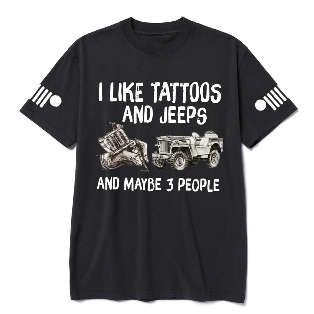  I Like Tattoos And Jps And Maybe 3 People Jp T-Shirt