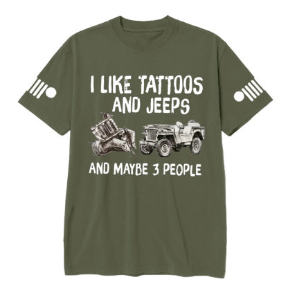  I Like Tattoos And Jps And Maybe 3 People Jp T-Shirt