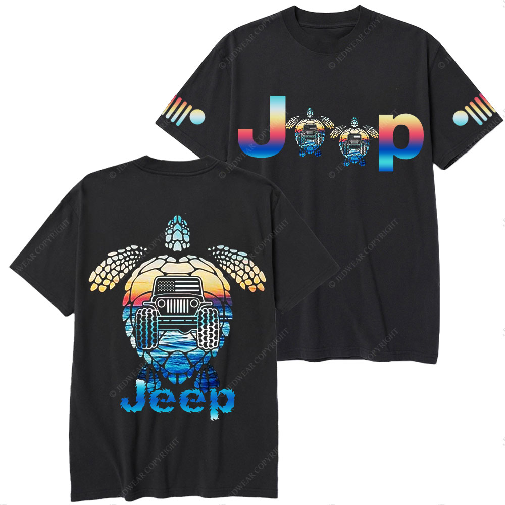 Sunset Beach Turtle Jp T-Shirt