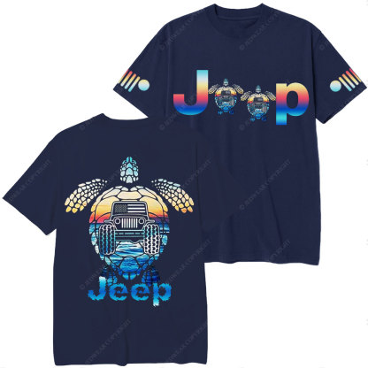 Sunset Beach Turtle Jp T-Shirt