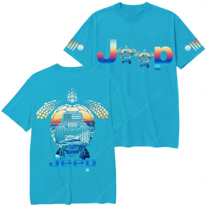 Sunset Beach Turtle Jp T-Shirt