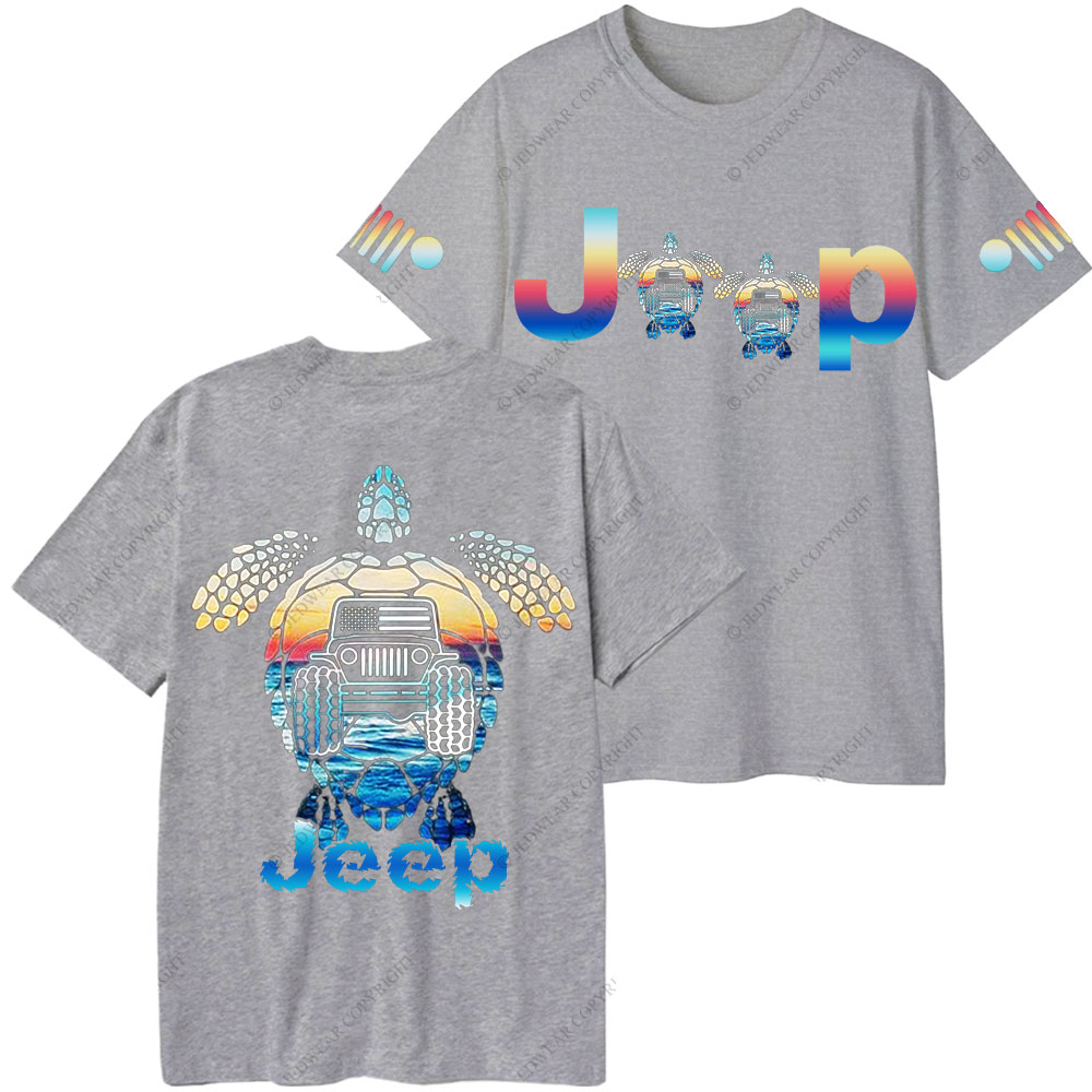 Sunset Beach Turtle Jp T-Shirt
