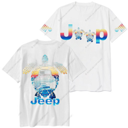 Sunset Beach Turtle Jp T-Shirt